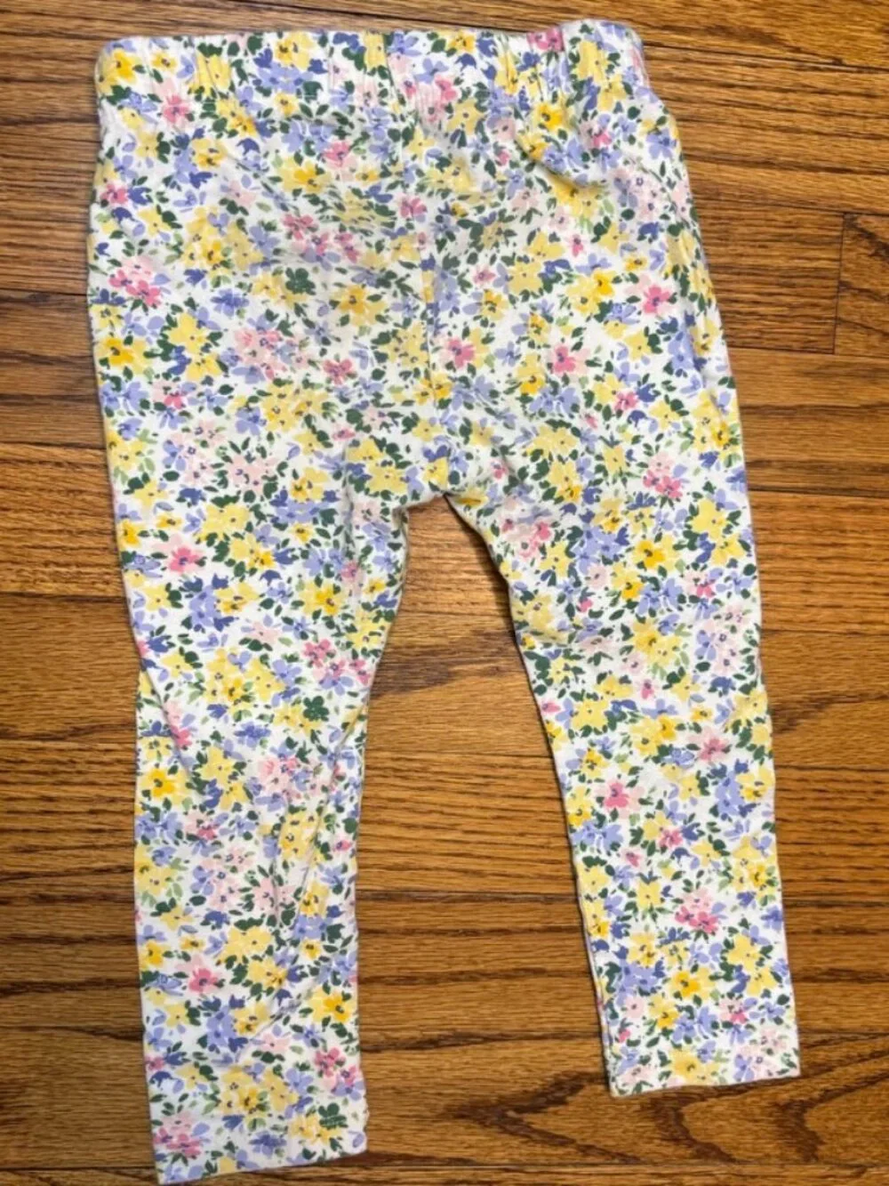 Gap Toddler Girl Print Leggings, Stretch Jersey, floral, size: 2 years